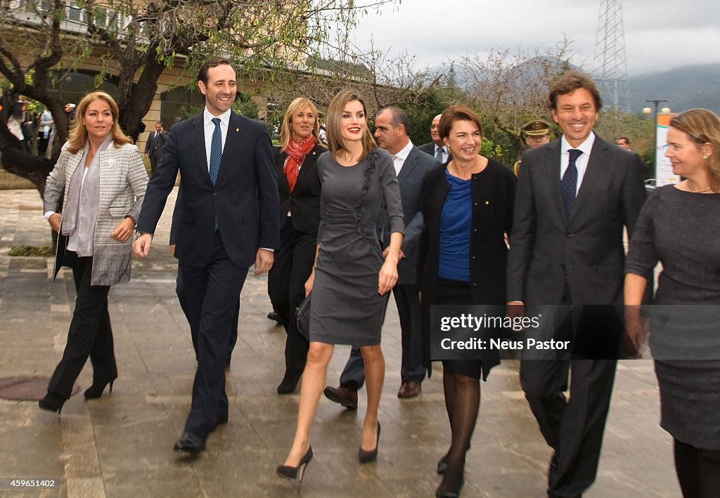 Queen Letizia of Spain Attends National Volunteering Congress in Palma de Mallorca