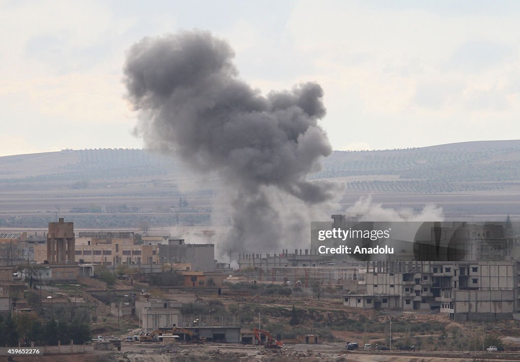 US-led coalition forces hit ISIL targets in Kobani