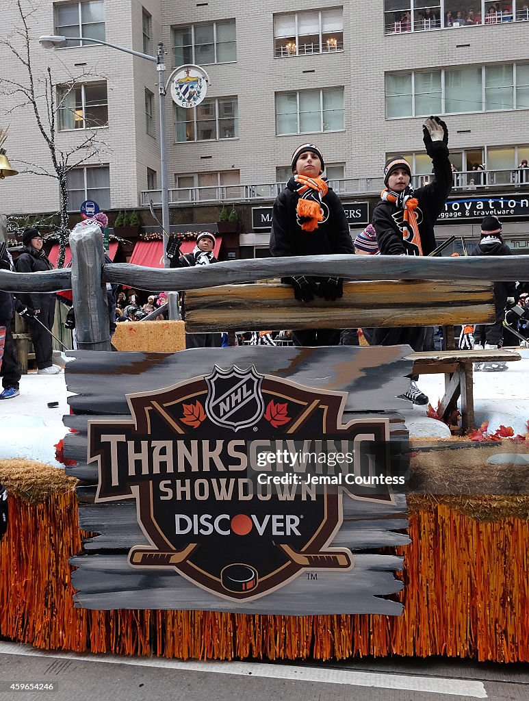 Discover NHL Thanksgiving Showdown Float At The Macy's Thanksgiving Day Parade