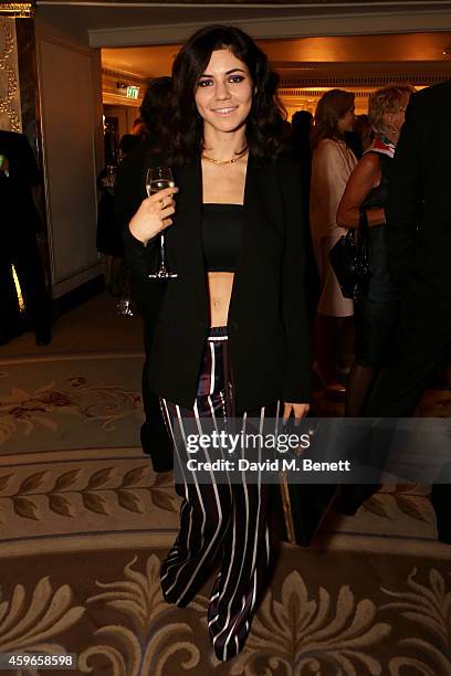 Singer Marina Diamandis attends Dancing Away, photographic exhibition by Mikhail Baryshnikov at ContiniArtUK, co hosted by Damiani on November 27,...