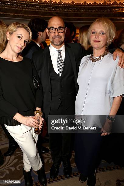 Actors Stanley Tucci , Miranda Richardson and guest attend Dancing Away, photographic exhibition by Mikhail Baryshnikov at ContiniArtUK, co hosted by...