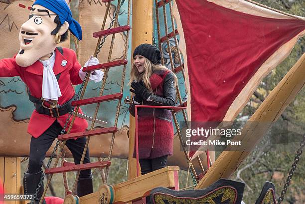 Actress Sabrina Carpenter attends the 88th Annual Macy's Thanksgiving Day Parade on November 27, 2014 in New York City.