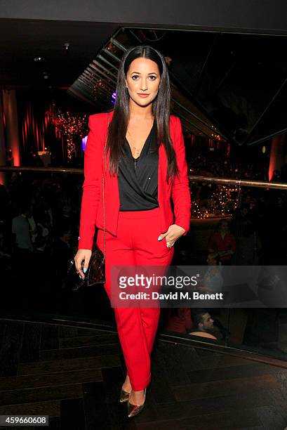 Roxie Nafousi attends an after party following the Fayre of St James Christmas Concert presented by Quintessentially Foundation in aid of Rays of...