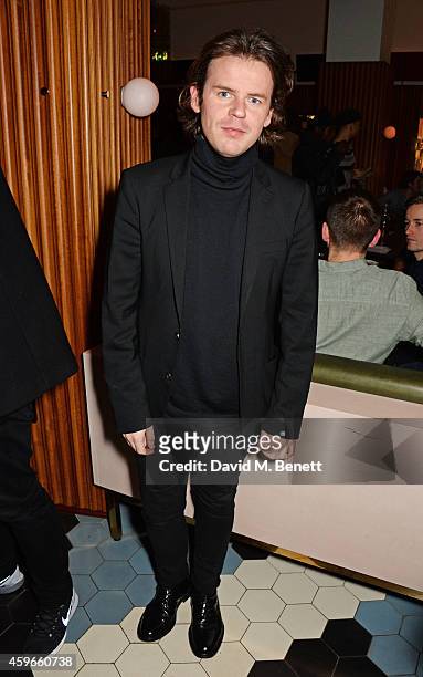 Christopher Kane attends as Bistrotheque and Hoi Polloi unveil their Christmas Lights on November 27, 2014 in London, England.