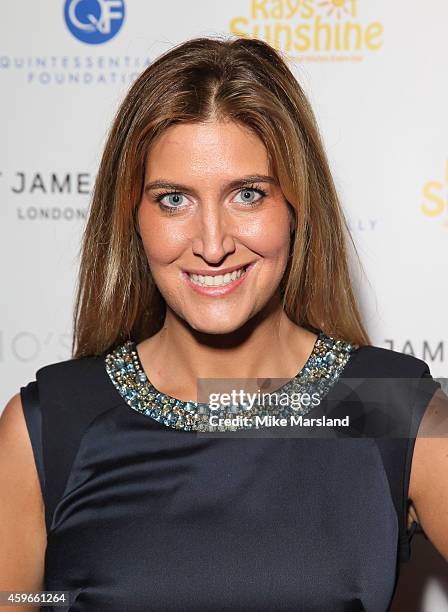 Cheska Hull attends the after party for the Fayre of St James Christmas Concert on November 27, 2014 in London, England.