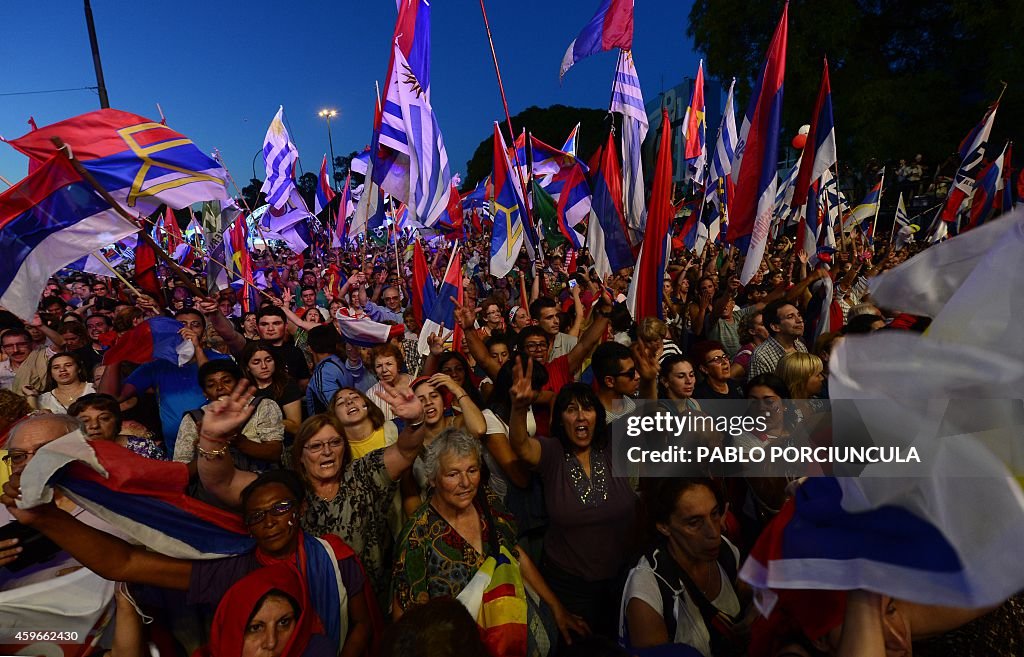 URUGUAY-ELECTION-RUN OFF-CAMPAIGN-VAZQUEZ