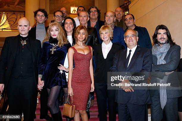 Artist Ali Mahdavi , actress Arielle Dombasle, Zahia Dehar, Jean-Claude Jitrois, Marie-Christiane Marek, Professor David Khayat and Fashion Designer...