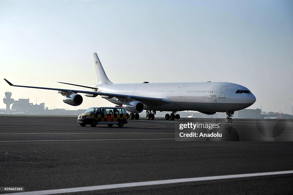 The Airbus A340-300 plane called Robert Koch to evacuate Ebola patients
