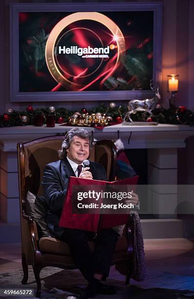 Andy Borg attends the taping of the TV show 'Heiligabend mit Carmen Nebel' on November 27, 2014 in Munich, Germany.