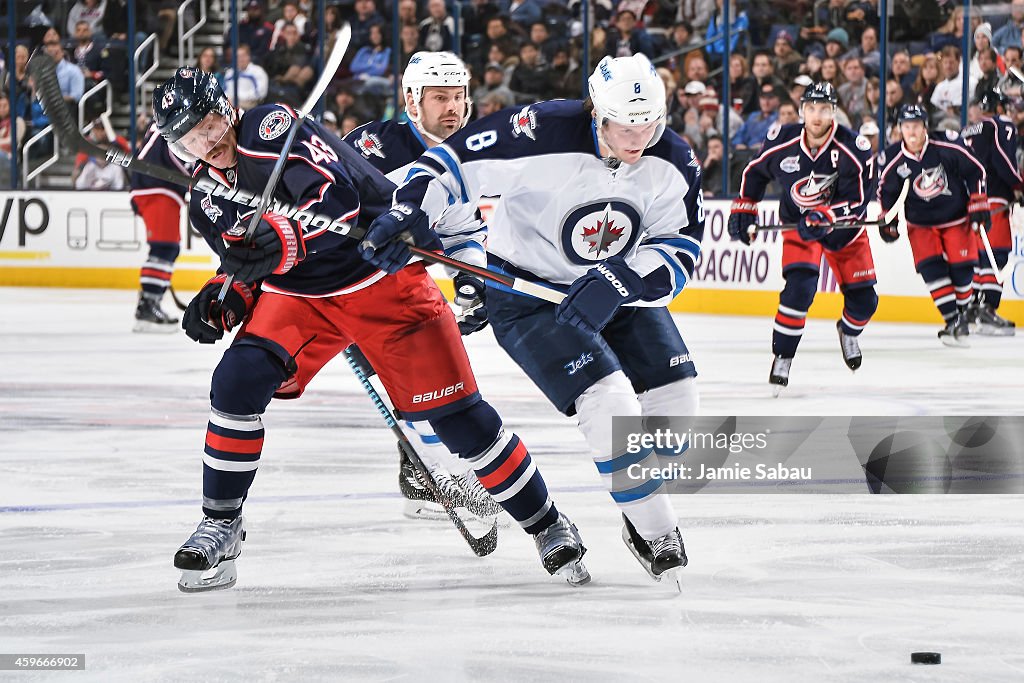 Winnipeg Jets v Columbus Blue Jackets