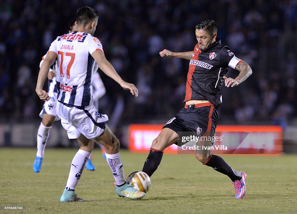 Monterrey v Atlas - Playoffs Apertura 2014 Liga MX