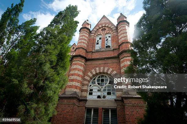 Old Museum Building is seen with damage on November 28, 2014 in Brisbane, Australia Thousands of Queensland residents have been left without power...