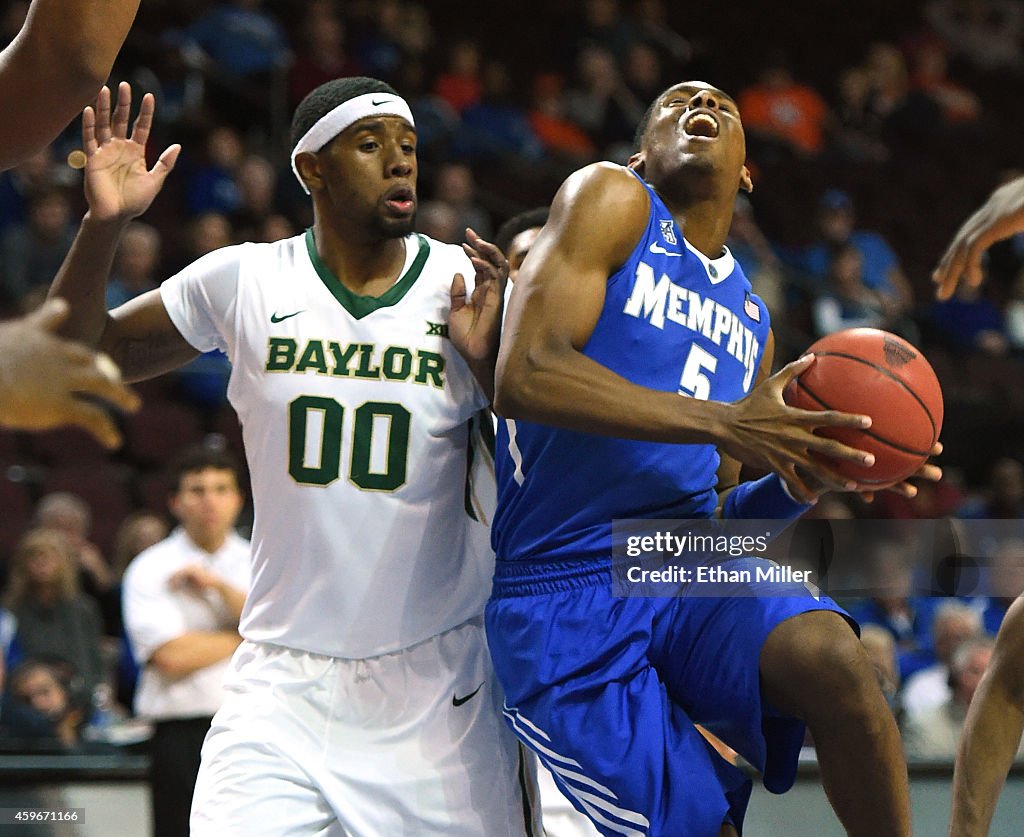 2014 Continental Tire Las Vegas Invitational Basketball Tournament - Memphis v Baylor