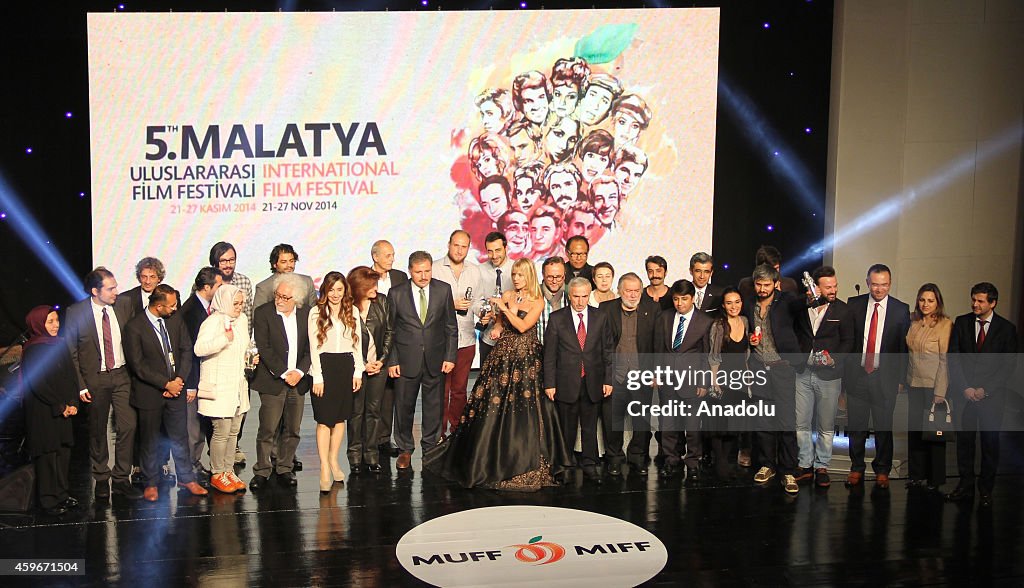 Nastassja Kinski attends 5th International Malatya Film Festival award ceremony