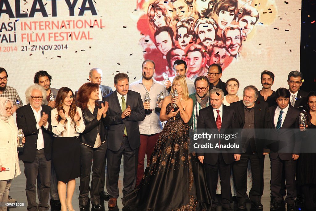 Nastassja Kinski attends 5th International Malatya Film Festival award ceremony