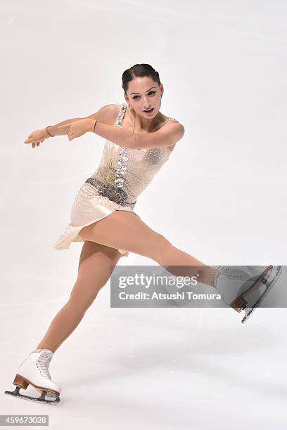 Elene Gedevanishvili of Georgia competes in the Ladies Short Program during day one of ISU Grand Prix of Figure Skating 2014/2015 NHK Trophy at the...