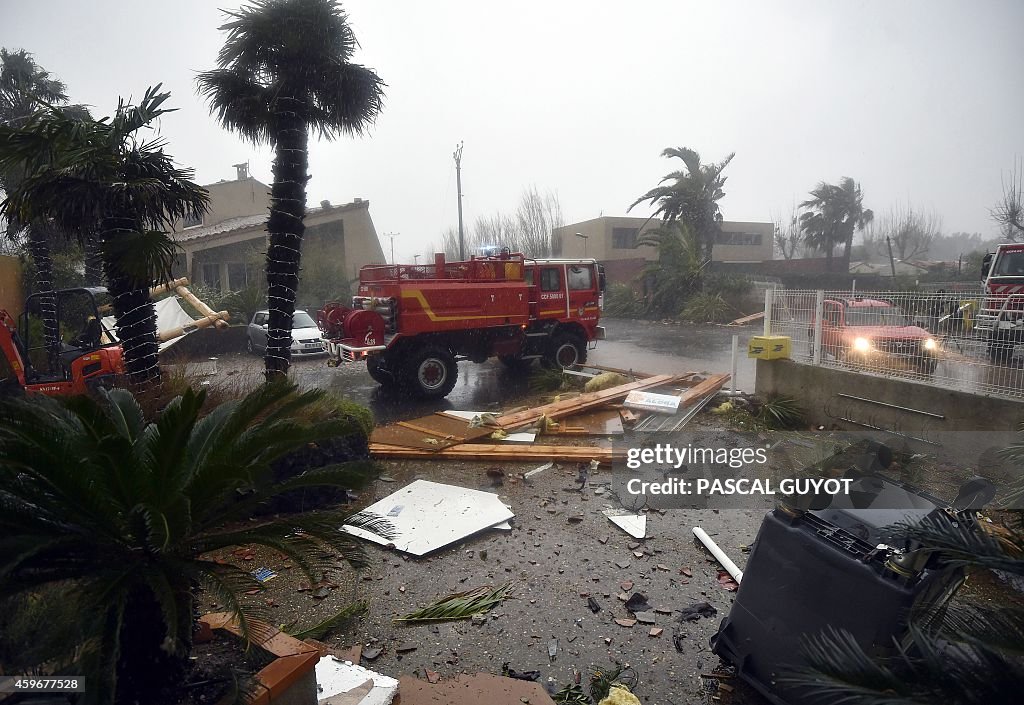 FRANCE-WEATHER-TORNADO