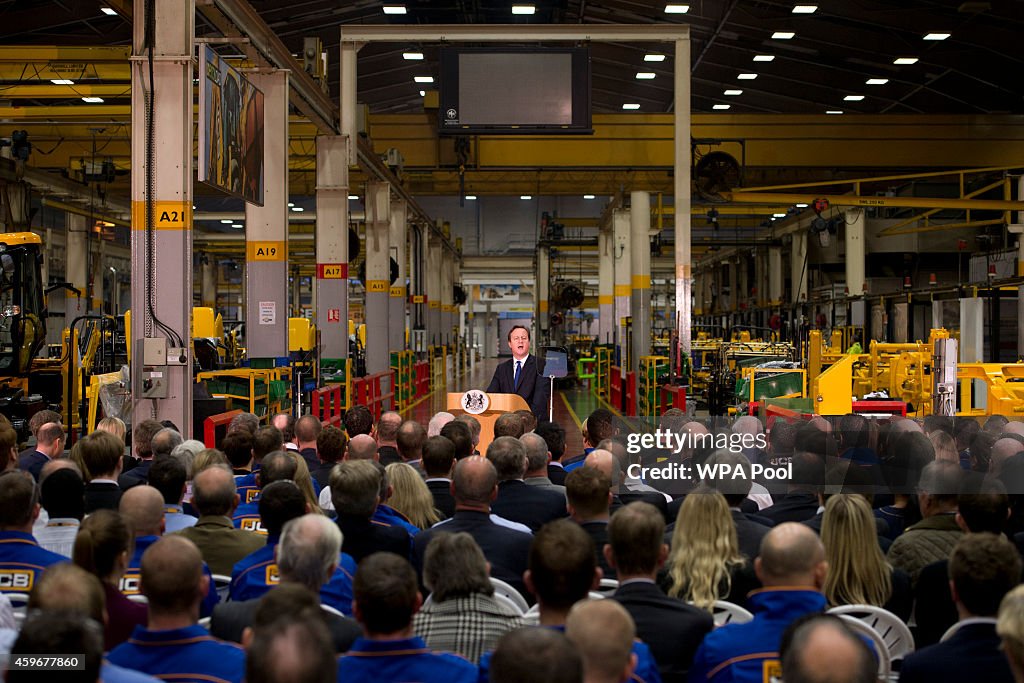 Prime Minister David Cameron Delivers A Speech On Immigration