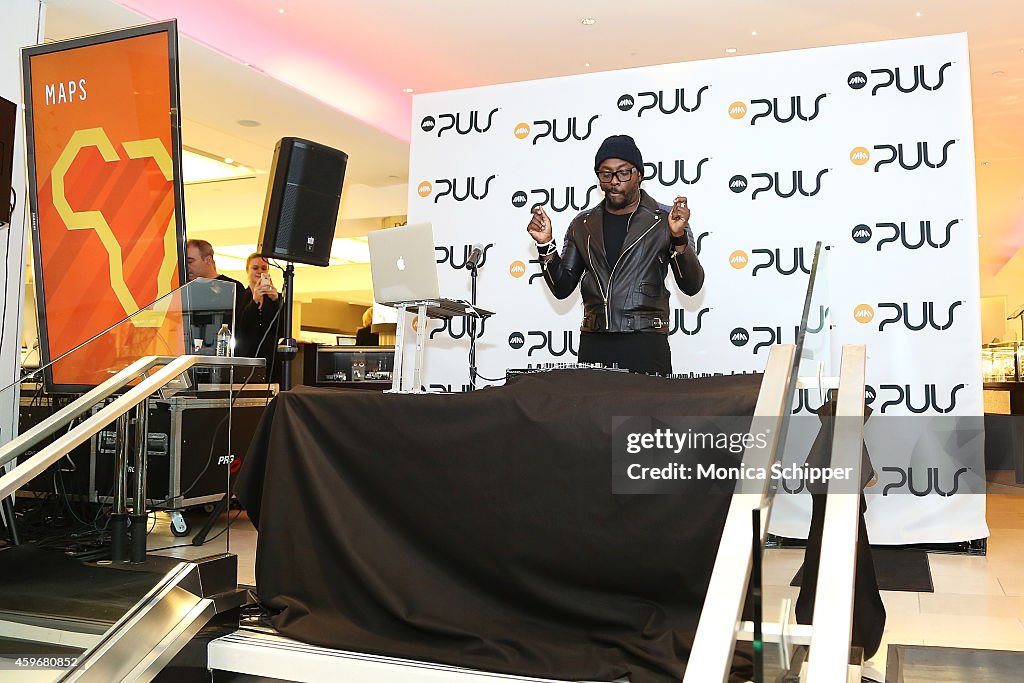 Will.i.am Holiday Pop Up Performance