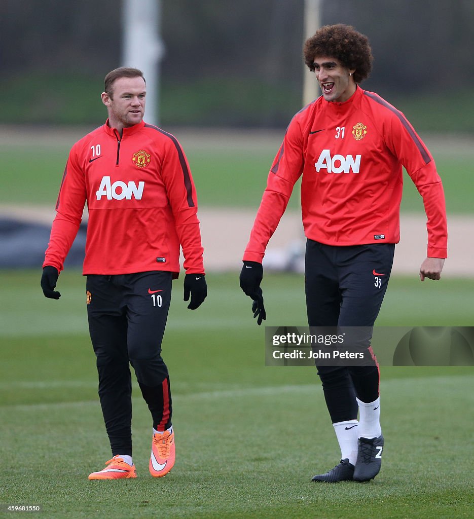 Manchester United Training and Press Conference