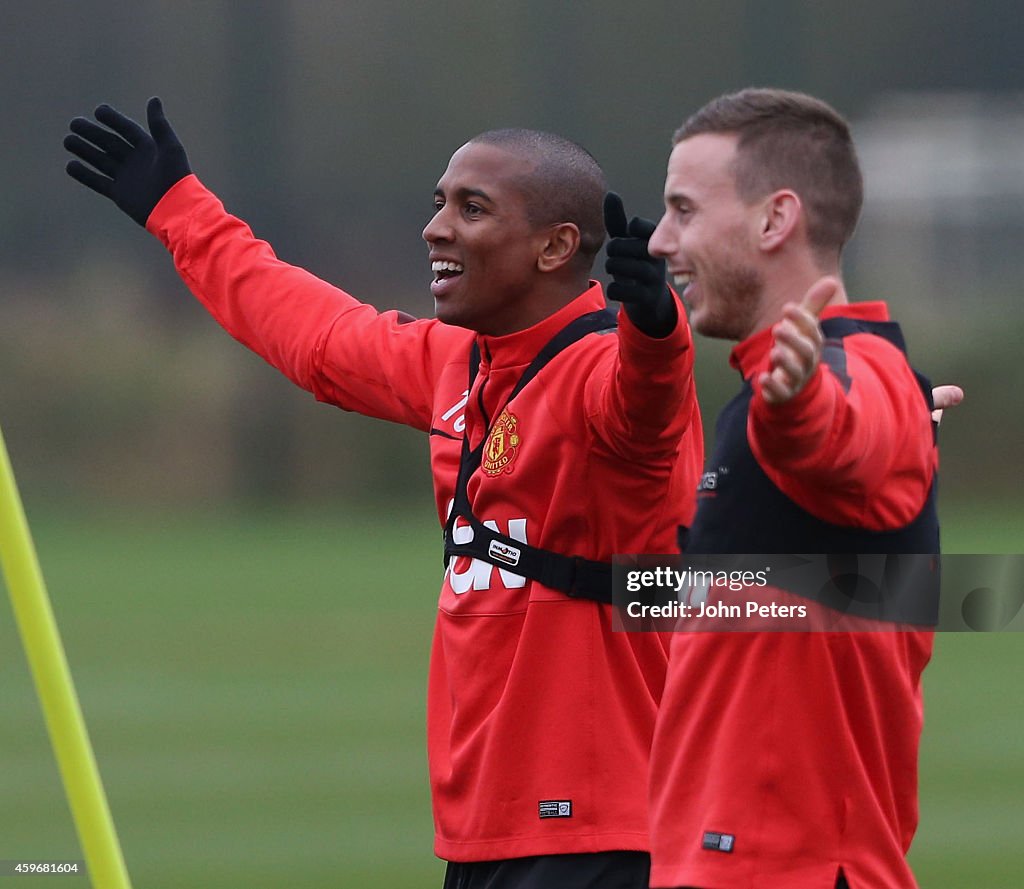 Manchester United Training and Press Conference