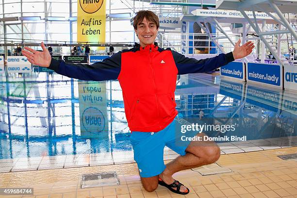 Matze Knop attends the TV Total Turmpringen photocall on November 28, 2014 in Munich, Germany.