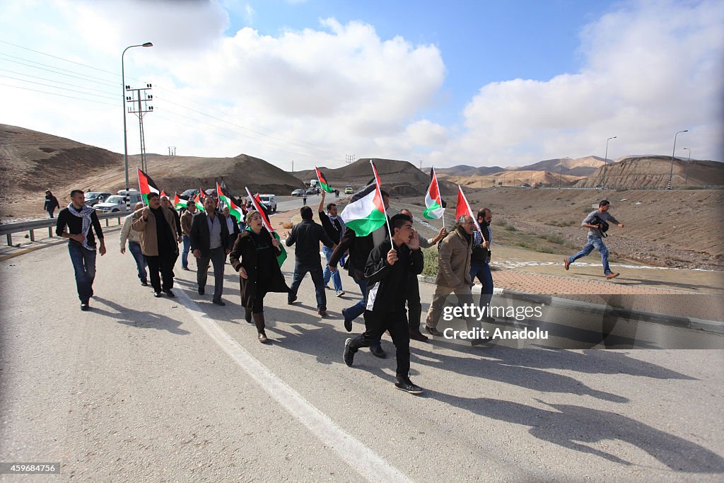 Protests in Jericho city of West Bank