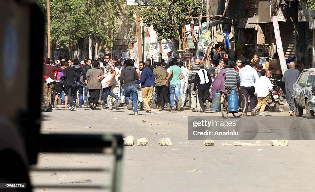 Egyptians hold anti-regime rally following Friday Prayer