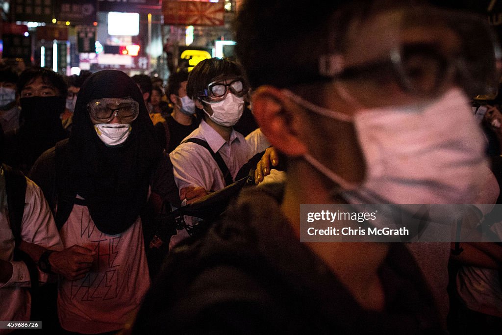 Police Continue Efforts To Clear Hong Kong Protest Sites