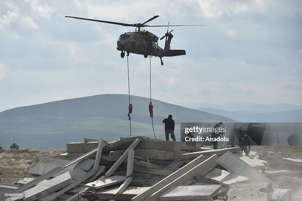 Turkey, Pakistan and Afghanistan perform joint drill in Ankara, Turkey