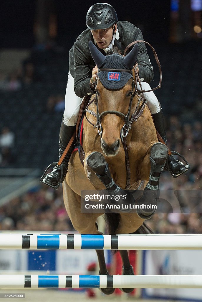 Princess Victoria of Sweden Attends Sweden International Horse Show 2014