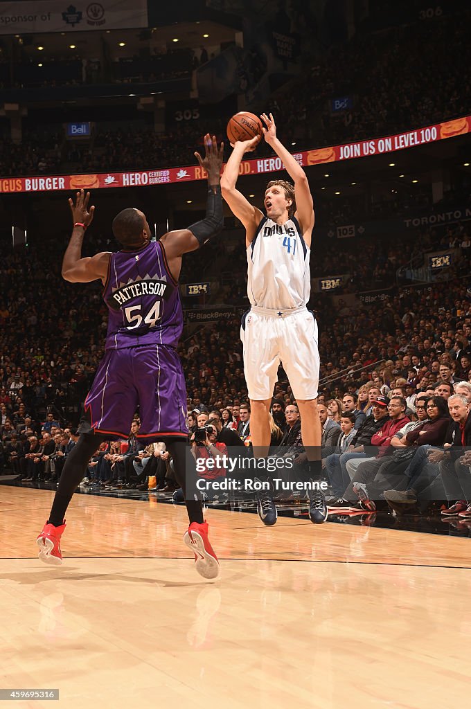 Dallas Mavericks v Toronto Raptors