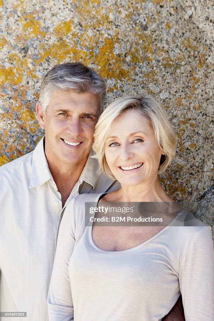 Portrait of happy senior couple