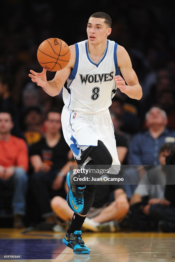 Minnesota Timberwolves v Los Angeles Lakers