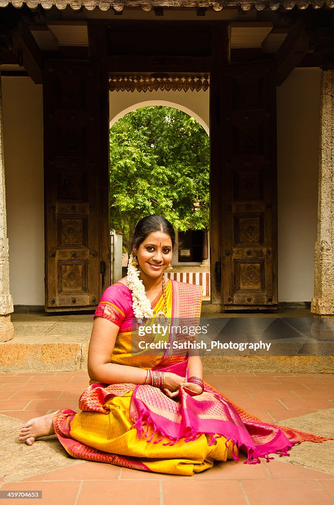 Traditional Tamil Girl