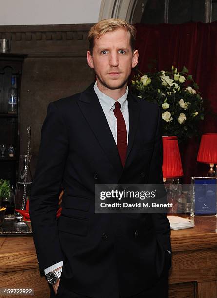 Christopher Raeburn attends the British Fashion Awards Nominees' Dinner hosted by Grey Goose at the Soho House Pop-Up on November 29, 2014 in London,...