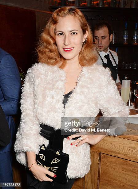 Accessory Designer nominee Charlotte Dellal of Charlotte Olympia attends the British Fashion Awards Nominees' Dinner hosted by Grey Goose at the Soho...