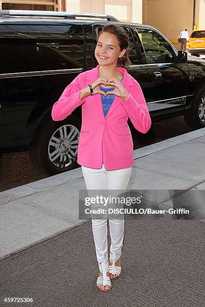 Bailee Madison is seen on June 08, 2012 in New York City.