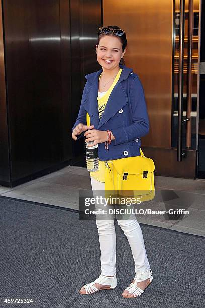 Bailee Madison is seen on June 08, 2012 in New York City.