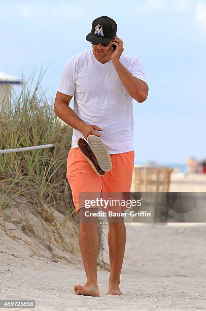 Kris Humphries is seen on June 03, 2012 in Miami, Florida.