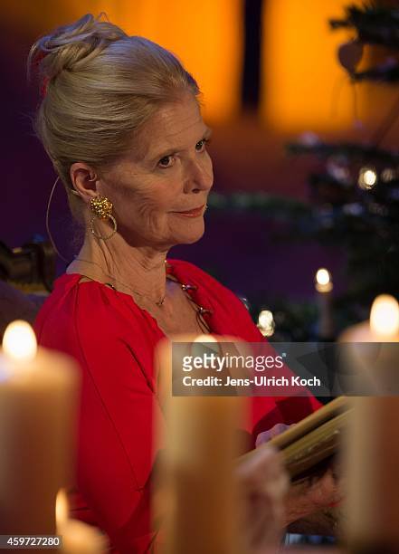 Christiane Hoerbiger performs during the TV-Show 'Das Adventsfest der 100.000 Lichter' on November 29, 2014 in Suhl, Germany.