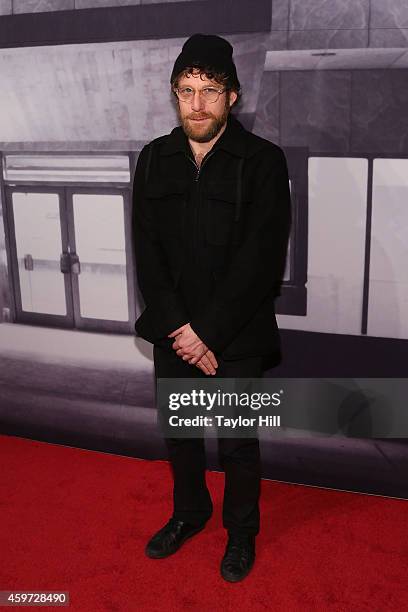 Dustin Yellin attends The Whitney Museum Of American Art's 2014 Gala & Studio Party at The Whitney Museum of American Art on November 19, 2014 in New...