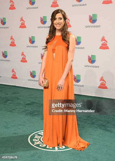 Mariana Vega arrive at the 15th Annual Latin Grammy Awards on November 20, 2014 in Las Vegas, Nevada.