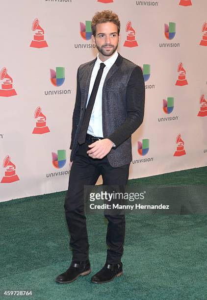 Pablo Alboran arrive at the 15th Annual Latin Grammy Awards on November 20, 2014 in Las Vegas, Nevada.
