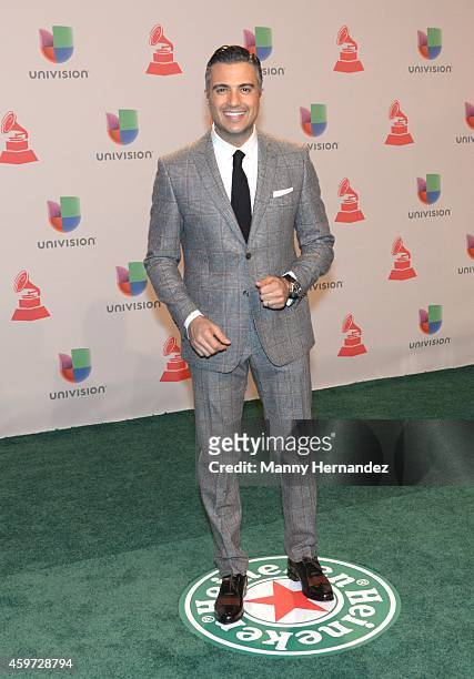 Jaime Camil arrive at the 15th Annual Latin Grammy Awards on November 20, 2014 in Las Vegas, Nevada.