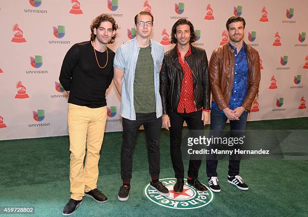 Magic arrive at the 15th Annual Latin Grammy Awards on November 20, 2014 in Las Vegas, Nevada.