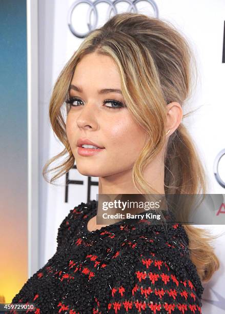 Actress Sasha Pieterse arrives at AFI FEST 2014 Presented by Audi - Gala Premiere of 'Inherent Vice' at the Egyptian Theatre on November 8, 2014 in...