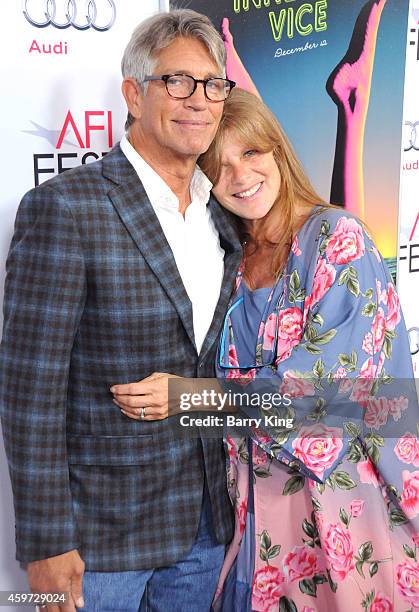 Actor Eric Roberts and wife arrive at AFI FEST 2014 Presented by Audi - Gala Premiere of 'Inherent Vice' at the Egyptian Theatre on November 8, 2014...