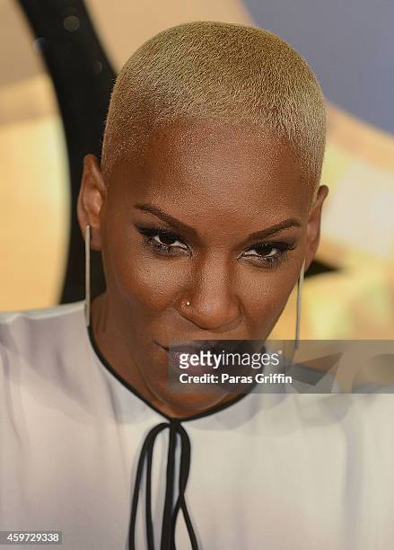 Singer Liv Warfield attends the 2014 Soul Train Music Awards at the Orleans Arena on November 7, 2014 in Las Vegas, Nevada.