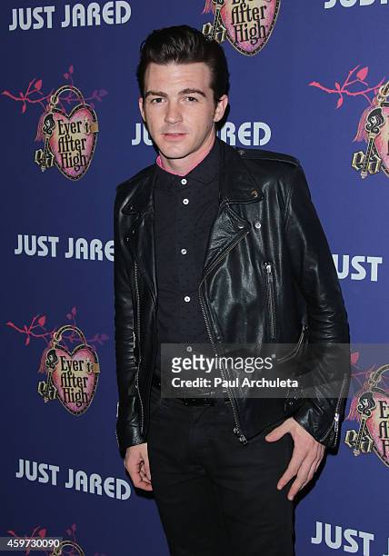 Actor / Singer Drake Bell attends Just Jared's Homecoming Dance at the El Rey Theatre on November 20, 2014 in Los Angeles, California.